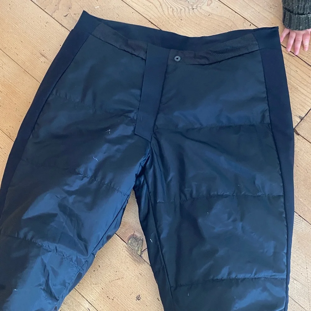 Mountain Hardwear snow pants conduit black nylon womens MEDIUM - Picture 11 of 16